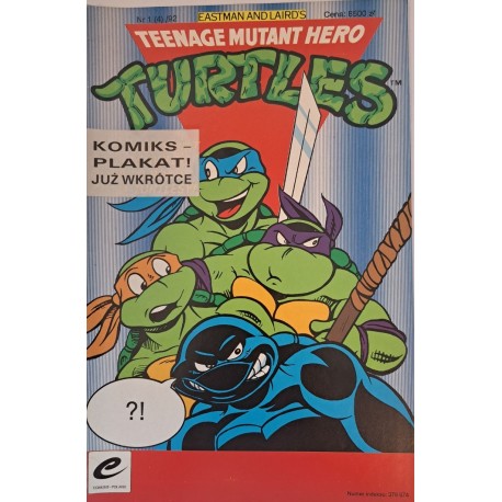 Teenage Mutant Hero Turtles 1(4)/92