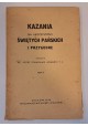 ADAMSKI St. Józef - Kazania na uroczystości Świętych Pańskich i przygodne tom II 1924