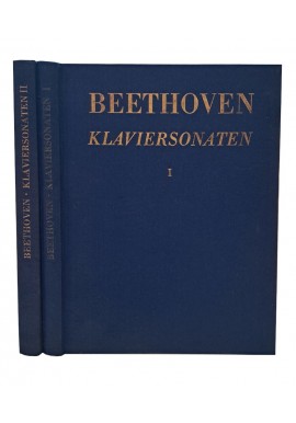 BEETHOVEN LUDWIG VAN - Samtliche Sonaten fur Klavier zu zwei Handen Band I i II