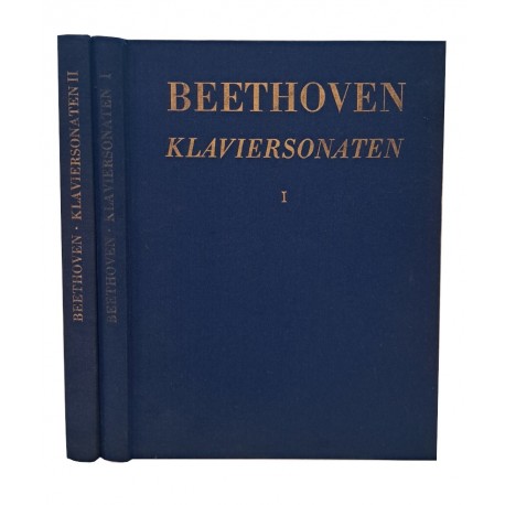 BEETHOVEN LUDWIG VAN - Samtliche Sonaten fur Klavier zu zwei Handen Band I i II