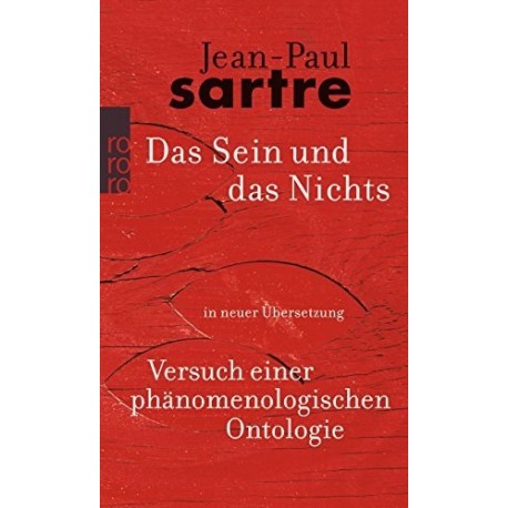 Das Sein und das Nichts Jean-Paul Sartre