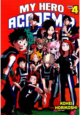 My Hero Academia Akademia bohaterów vol. 4 Kohei Horikoshi