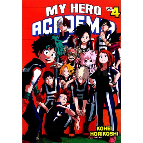 My Hero Academia Akademia bohaterów vol. 4 Kohei Horikoshi