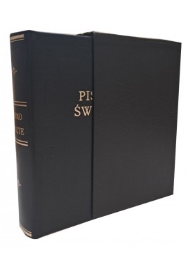 BIBLIA Pismo Święte Starego i Nowego Testamentu [oprawa pełna skóra]