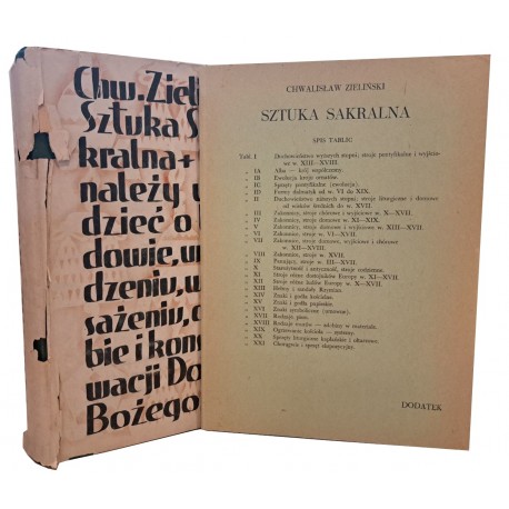 ZIELIŃSKI Chwalisław - Sztuka sakralna [+TABLICE] 1959