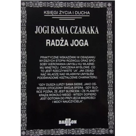 Radża joga Jogi Rama Czaraka