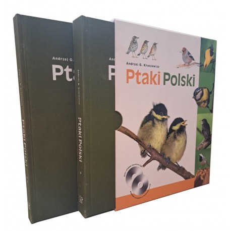 Ptaki Polski Andrzej G. Kruszewicz tom 1-2 + 3 płyty CD