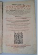 [PRAWO CYWILNE] VAN BREDORDE - Repertorium sententiarum et regularium, itemque definitionum, diuisionum, differentiarum 1587