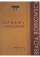 [KATALOG firmowy] BRACIA Borkowscy Zakłady Elektrotechniczne - Oprawy oświetleniowe Katalog nr 42 [WARSZAWA 1938]