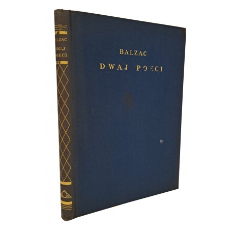 BALZAC - Komedja Ludzka Dwaj Poeci (Biblioteka Boya) [1930]