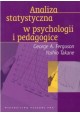 Analiza statystyczna w psychologii i pedagogice George A. Ferguson, Yoshio Takane