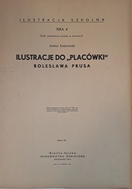 KAMIEŃSKI Antoni - Ilustracje do "Placówki" Bolesława Prusa 1960