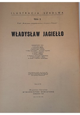 ILUSTRACJA SZKOLNA Teka 3 Władysław Jagiełło 1960