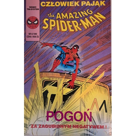 The amazing Spider-man 6/1990 Pogoń za zagubionym negatywem!