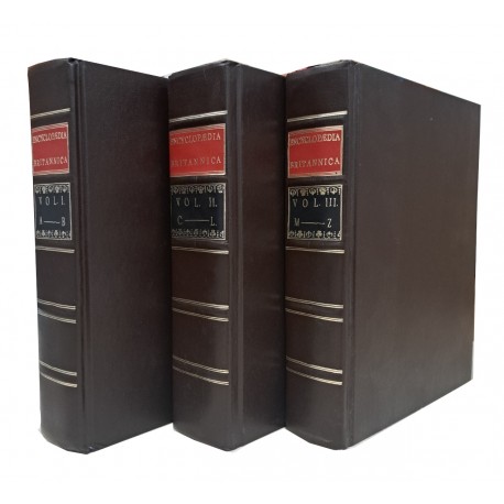 Encyclopaedia Britannica vol I-III 1771 REPRINT