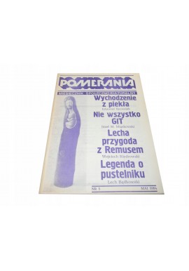 Pomerania miesięcznik rok 1984 nr 5 KASZUBY