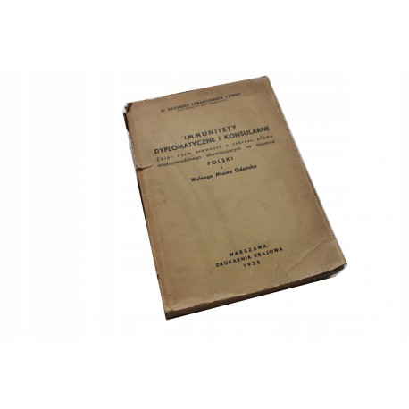 Czerny Immunitety dyplomatyczne i konsularne 1935r