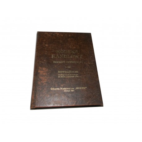 Kodeks handlowy Reprint oryginału