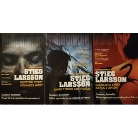 Stieg Larsson Millennium Trylogia kpl