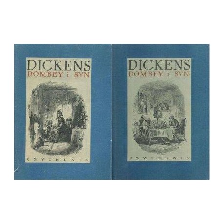 Dombey i Syn Karol Dickens (kpl - tom 1 i 2) Ilustracje PHIZ