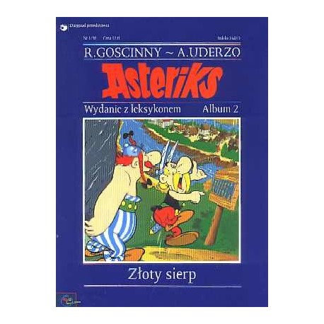 Asteriks Złoty sierp Wydanie z leksykonem Album 2 Rene Goscinny, Albert Uderzo