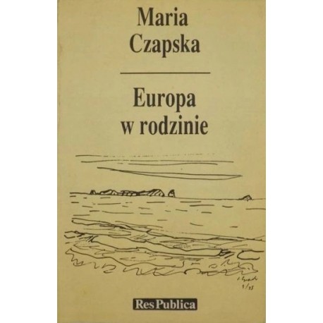 Europa w rodzinie Maria Czapska