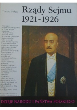 Rządy Sejmu 1921-1926 III-59 Tomasz Nałęcz