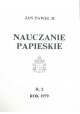 Nauczanie papieskie Jan Paweł II Tom II, 2 1979 (lipiec-grudzień)