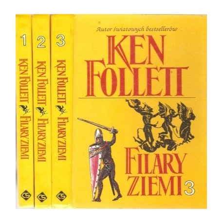 Filary ziemi Ken Follett (kpl - 3 tomy)