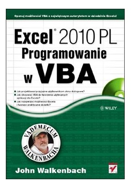 Excel 2010 PL Programowanie w VBA John Walkenbach + płyta