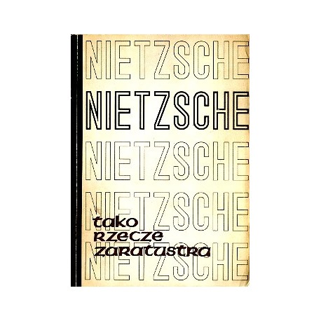 Tako rzecze Zaratustra Nietzsche