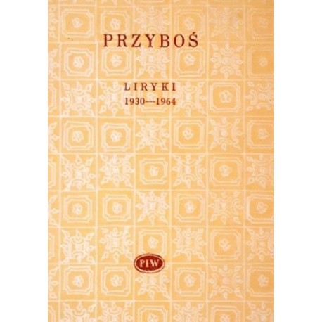 Liryki 1930-1964 Julian Przyboś