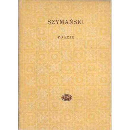 Poezje Edward Szymański