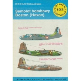 Samolot bombowy Boston (Havoc) Lechosław Musiałkowski Seria Typy Broni i Uzbrojenia Zeszyt nr 108