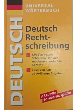 Deutsch Rechtschreibung Universalworterbuch Praca zbiorowa