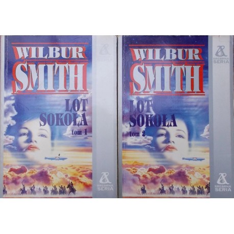 Lot Sokoła Srebrna Seria Wilbur Smith (kpl - 2 tomy)