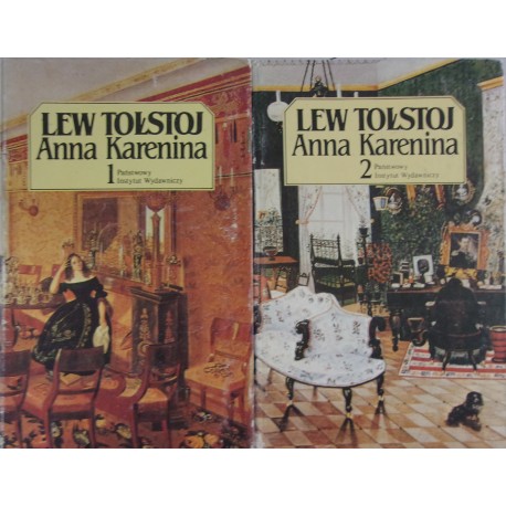 Anna Karenina Lew Tołstoj (kpl - 2 tomy)