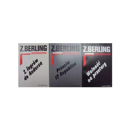 Wspomnienia Zygmunt Berling (kpl - 3 tomy)