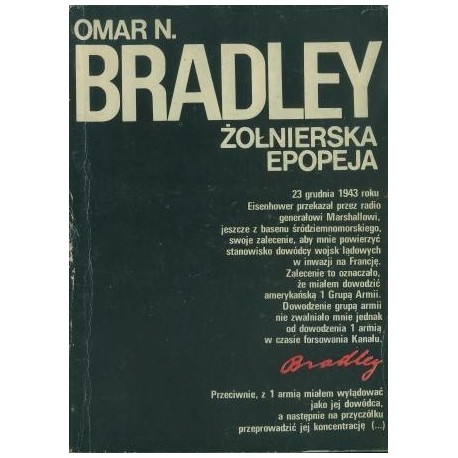 Żołnierska epopeja Omar N. Bradley
