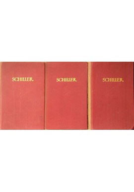Dzieła wybrane (kpl. - 3 tomy) Fryderyk Schiller