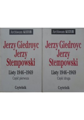 Listy 1946 - 1969 2 części Jerzy Giedroyc Jerzy Stempowski