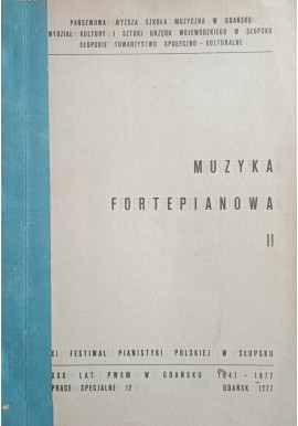 Muzyka fortepianowa II XI Festiwal Pianistyki Polskiej w Słupsku Janusz Krassowski, B. Długońska, H. Nowakowska, M. Podhajski