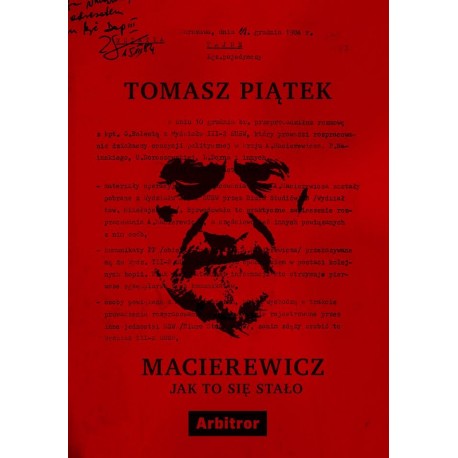 Macierewicz Jak to się stało? Tomasz Piątek