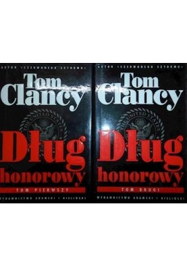 Dług honorowy Tom Clancy (kpl - 2 tomy)
