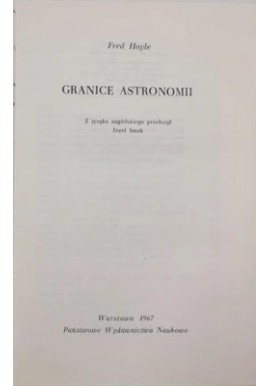 Granice astronomii Fred Hoyle