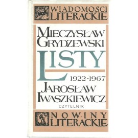 Listy 1922-1967 Jarosław Iwaszkiewicz Mieczysław Grydzewski