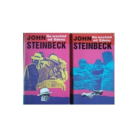 Na wschód od Edenu John Steinbeck (kpl - 2 tomy)