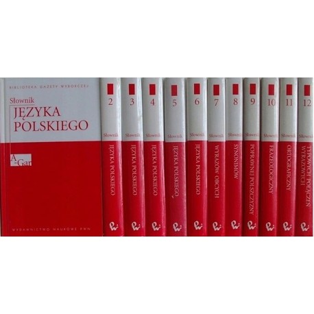 Słownik języka polskiego (kpl - 12 tomów) Praca zbiorowa