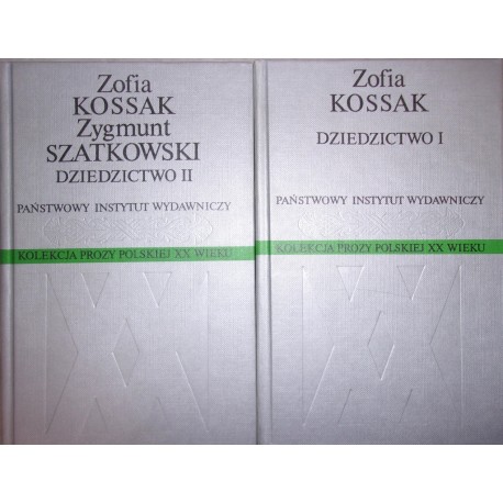 Dziedzictwo Zofia Kossak, Zygmunt Szatkowski (kpl - 2 tomy)