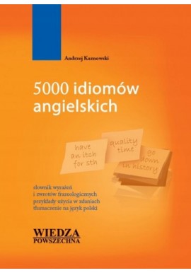 5000 idiomów angielskich Andrzej Kaznowski